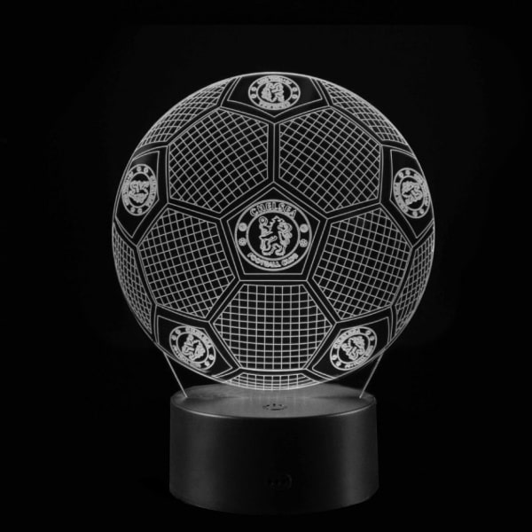 Chelsea 3D lampe. Fodbold. Farveskift mellem 7 farver. Chelsea 3D lampe. Fodbold. Farveskift mellem 7 farver. - Billede 3