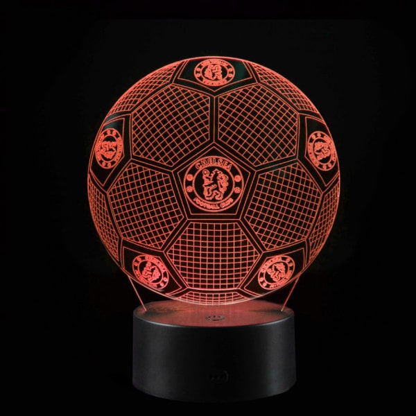 Chelsea 3D lampe. Fodbold. Farveskift mellem 7 farver. Chelsea 3D lampe. Fodbold. Farveskift mellem 7 farver. - Billede 4