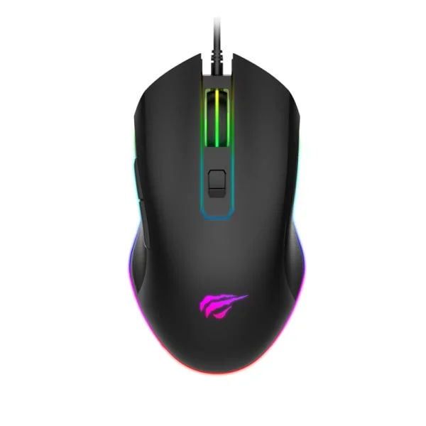 HAVIT HV-MS804 RGB gaming mus med LED lys. Fed HAVIT HV-MS804 RGB gaming mus med cool LED lys