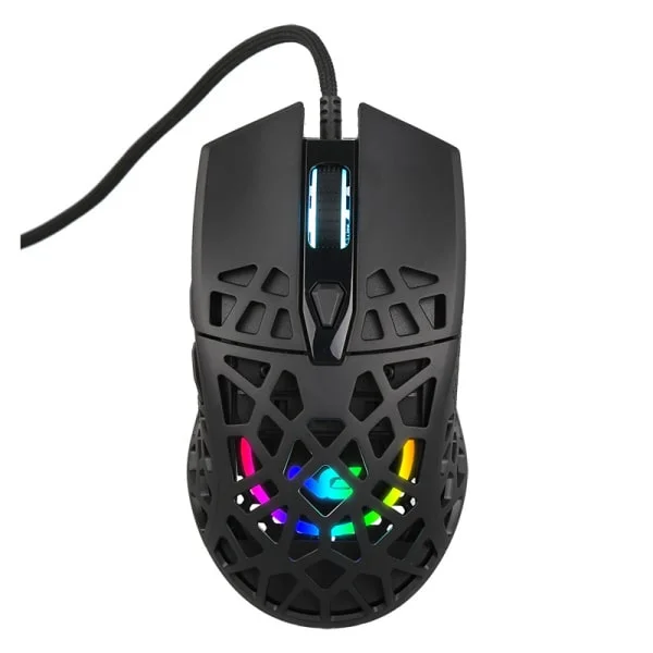 Nordic Gaming Airmaster Ultra Light Gaming mus med RGB. Kun 80g! Mobil, PC og tablet tilbehør