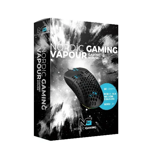 Nordic Gaming Vapour Ultra Light Gaming mus med RGB. Kun 60g! Nordic Gaming Vapour Ultra Light Gaming mus med RGB. Kun 60g! - Billede 5
