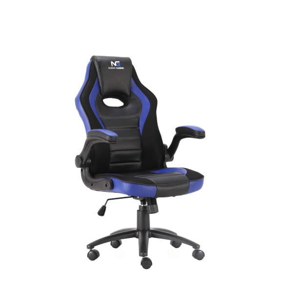 Nordic Gaming Charger V2 Gamer Stol. Forbedret udgave! Sort/Blå. Nordic Gaming Charger V2 Gamer Stol. Forbedret udgave! Sort/Blå. - Billede 2