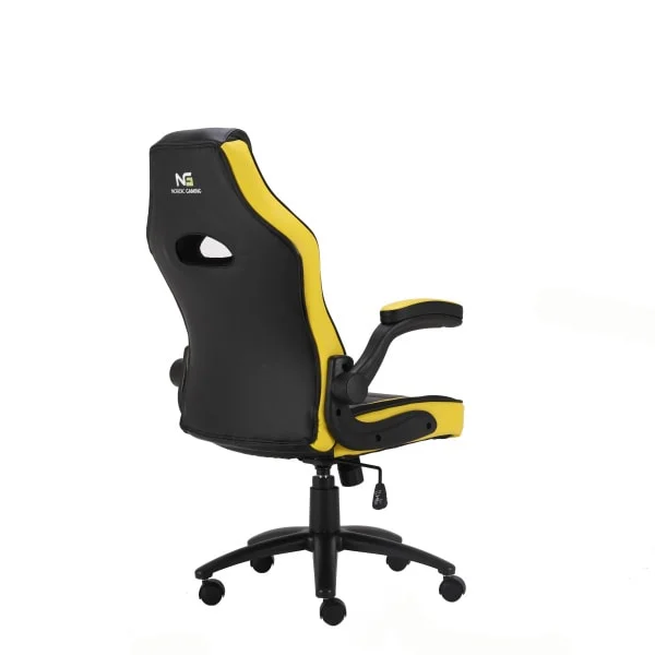 Nordic Gaming Charger V2 Gamer Stol. Forbedret udgave! Sort/Gul. Nordic Gaming Charger V2 Gamer Stol. Forbedret udgave! Sort/Gul. - Billede 4