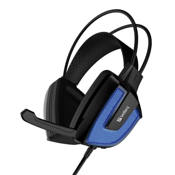 Sandberg Derecho Gaming Headset med 7.1 surround og LED lys. Mobil, PC og tablet tilbehør