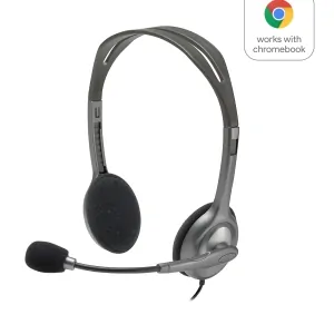 Logitech H111 Kablet Stereo Headset. Sort. Mobil, PC og tablet tilbehør