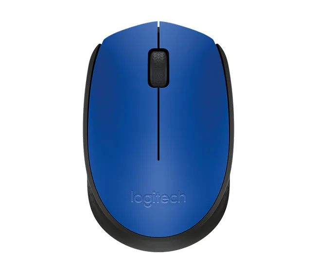 Logitech M171 Trådløs Mus. Sort /Blå. Logitech M171 Trådløs Mus. Sort /Blå.