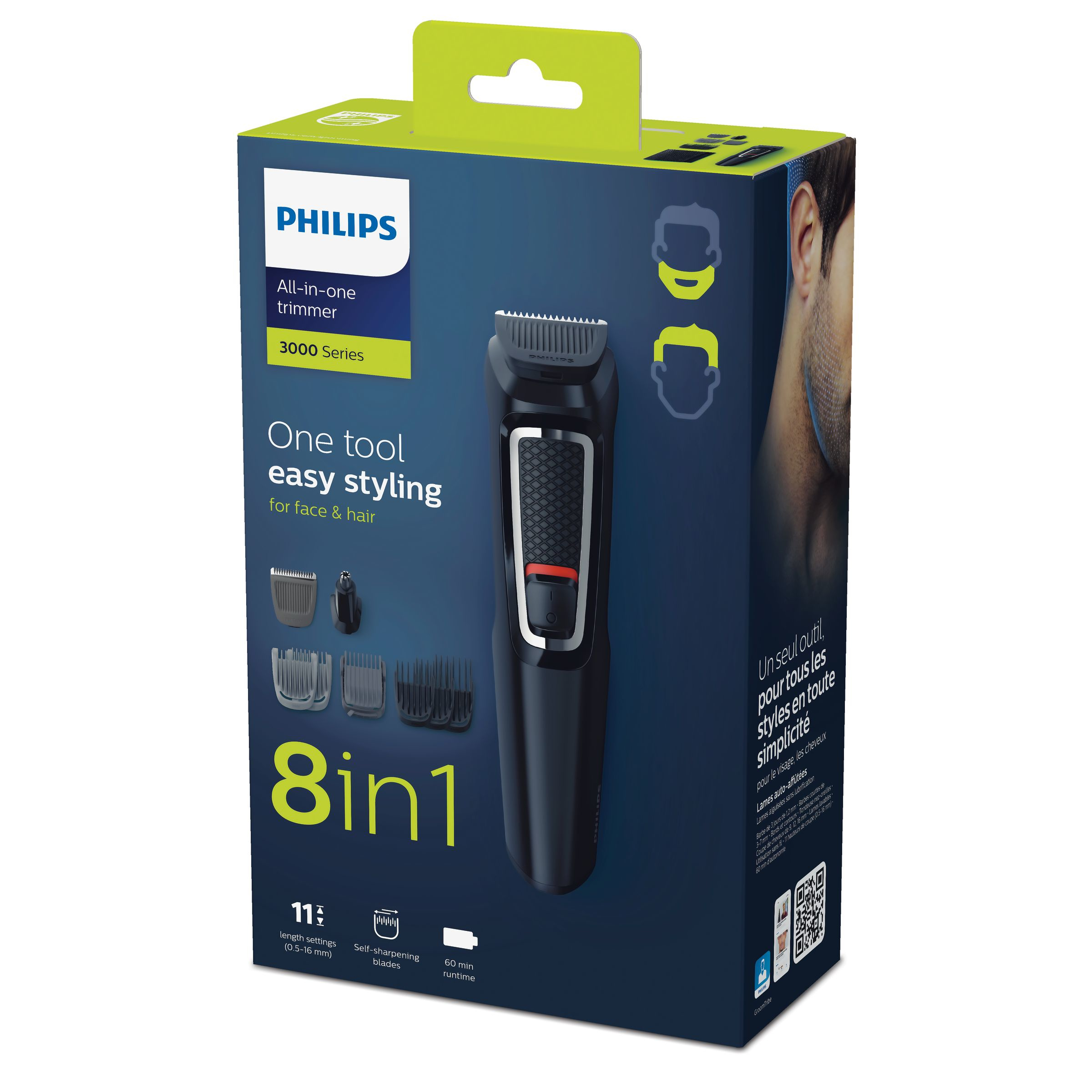 Philips Multigroom Series 3000 MG3730 Trimmer. Philips Multigroom Series 3000 MG3730 Trimmer. - Billede 2