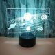 Solsystemet 3D lampe. Alle planeterne i én lampe. Farveskift mellem 7 farver. Solsystemet 3D lampe. Alle planeterne i én lampe. Farveskift mellem 7 farver.
