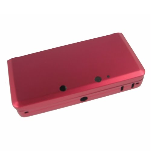 Nintendo 3DS XL aluminiums case. Rød. Mobil, PC og tablet tilbehør