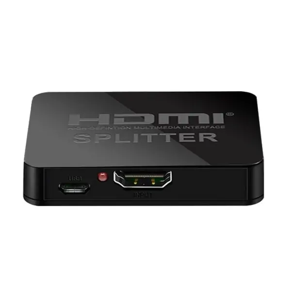 HDMI Splitter 1 til 2. 4K splitter med 1x input - 2x output. HDMI Splitter 1 til 2. 4K splitter med 1x input - 2x output. - Billede 5