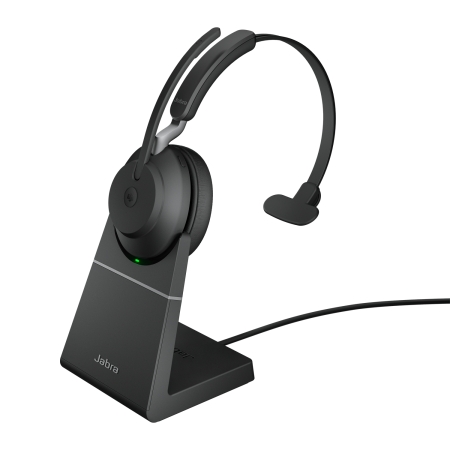 Jabra Evolve2 65 MS Trådløst Mono Headset. Sort. Mobil, PC og tablet tilbehør