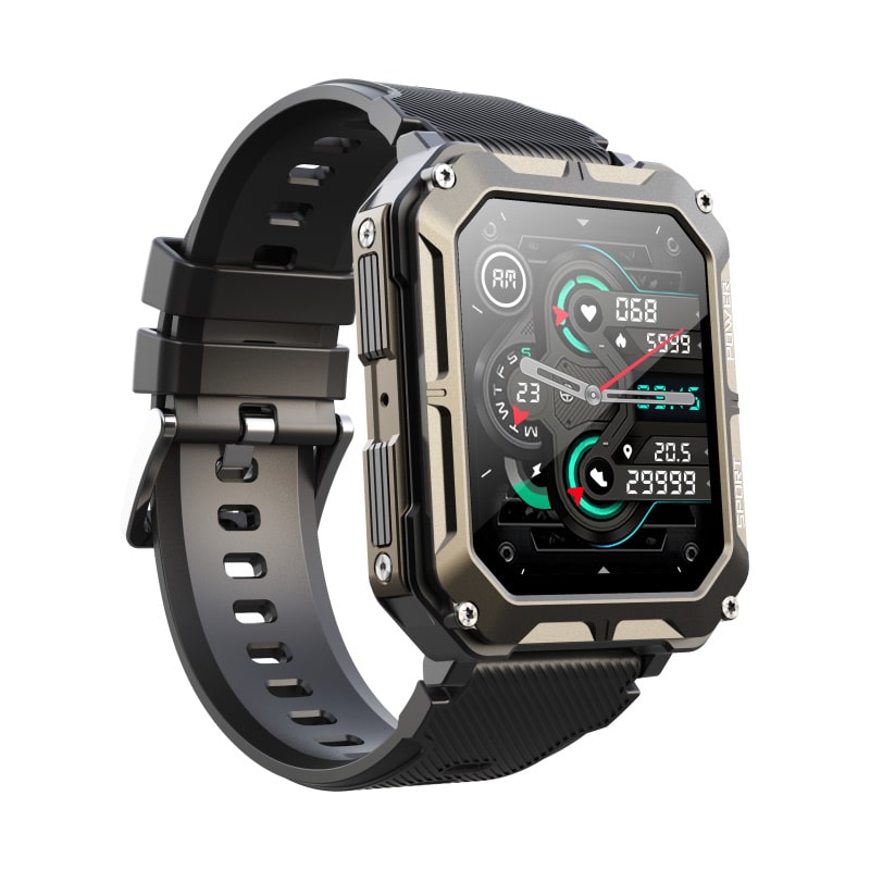 C20 Pro Smartwatch. 1.83" Touch Screen. IP68 Vandtæt Aktivitets ur. Graphite. C20 Pro Smartwatch. 1.83" Touch Screen. IP68 Vandtæt Aktivitets ur. Graphite. - Billede 5