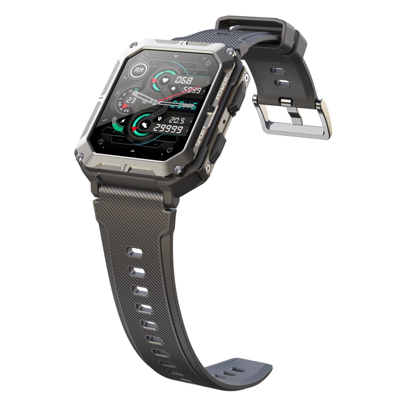 C20 Pro Smartwatch. 1.83" Touch Screen. IP68 Vandtæt Aktivitets ur. Graphite. C20 Pro Smartwatch. 1.83" Touch Screen. IP68 Vandtæt Aktivitets ur. Graphite. - Billede 8