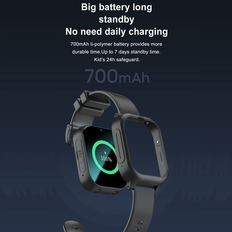 K26H GPS Smartwatch til børn. GPS-positionering, geo-hegn, IPX7 Vandtæt mm. Pink. K26H GPS Smartwatch til børn. GPS-positionering, geo-hegn, IPX7 Vandtæt mm. Pink. - Billede 17