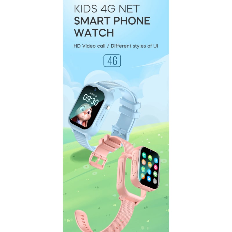 K26H GPS Smartwatch til børn. GPS-positionering, geo-hegn, IPX7 Vandtæt mm. Pink. K26H GPS Smartwatch til børn. GPS-positionering, geo-hegn, IPX7 Vandtæt mm. Pink. - Billede 11