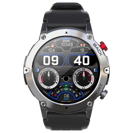 LEMFO LF26 Max Smartwatch. Touch Screen smartwatch der kan tåle at blive brugt. Silver. LEMFO LF26 Max Smartwatch. Smartwatch med 1.32" skærm.