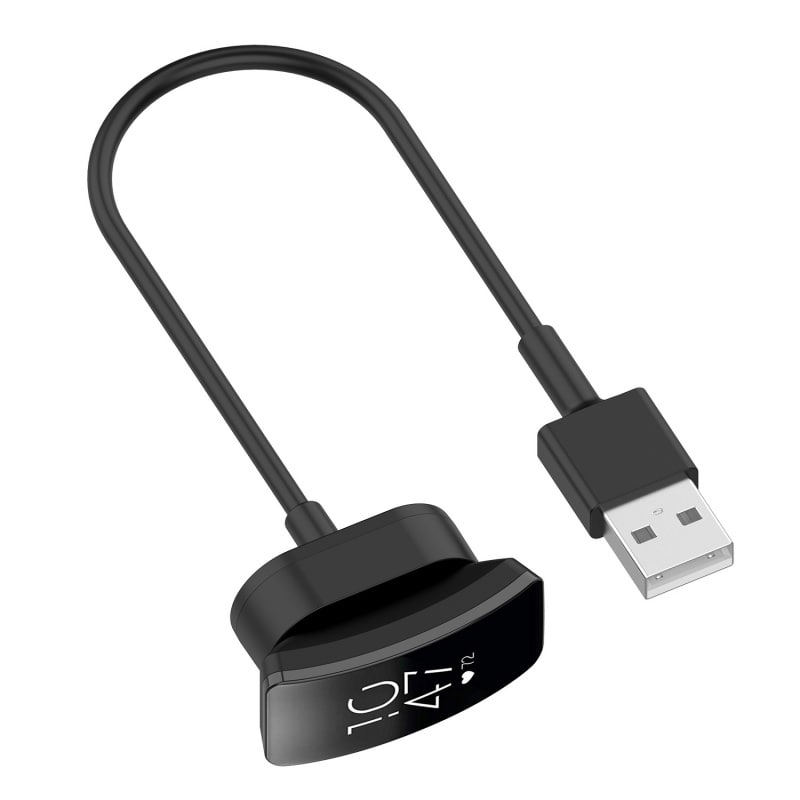 Oplader til Fitbit Inspire, Inspire HR og Fitbit Ace 2. Magnetisk opladekabel. 1m. Sort. Oplader til Fitbit Inspire, Inspire HR og Fitbit Ace 2. Magnetisk opladekabel. 1m. Sort. - Billede 4
