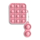 Push poppers Pop-It silikone beskyttelsescover til dit AirPods etui. Pink. Mobil, PC og tablet tilbehør