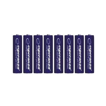 Esperanza Alkaline batterier. LR6 AA. 8 stk. Blå. Esperanza Alkaline batterier. LR6 AA. 8 stk. Hurtig levering