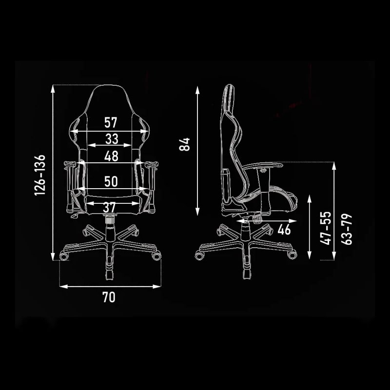 DXRacer gamingstol. Racer P-serien. OH-PG08. Blå. DXRacer gamingstol. Racer P-serien. OH-PG08. Blå. - Billede 10