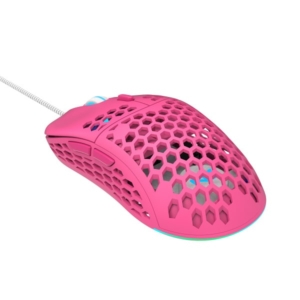 Nordic Gaming Vapour Ultra Light mus med RGB. Kun 60g! Pink. Mobil, PC og tablet tilbehør