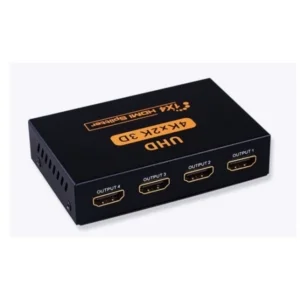 HDMI Splitter - 1 til 4 (1 ind - 4 ud) (3D, 4K ULTRA HD). HDMI Splitter - 1 til 4 (1 ind - 4 ud) (3D, 4K ULTRA HD).