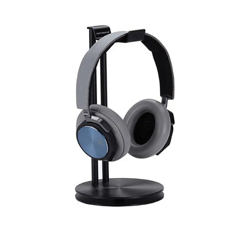 Flot Headset Stander i Metal Alu look til alle slags headphones. Sort. Headset Stander i Metal Alu look. Flot holder til headphones