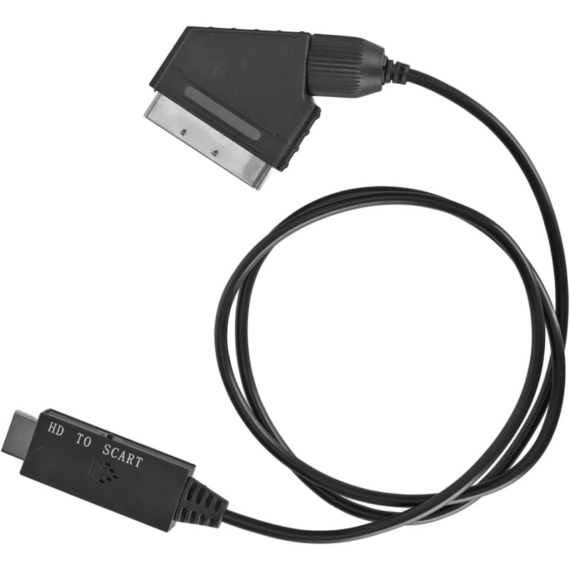 HDMI til SCART konverter med kabel. 720p/1080p - PAL/NTSC. HDMI til SCART konverter med kabel. 720p/1080p - PAL/NTSC. - Billede 2