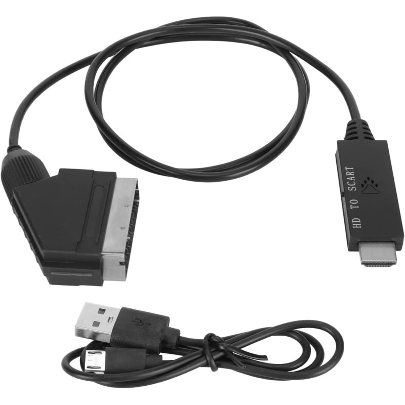 HDMI til SCART konverter med kabel. 720p/1080p - PAL/NTSC. HDMI til SCART konverter med kabel. 720p/1080p - PAL/NTSC. - Billede 7