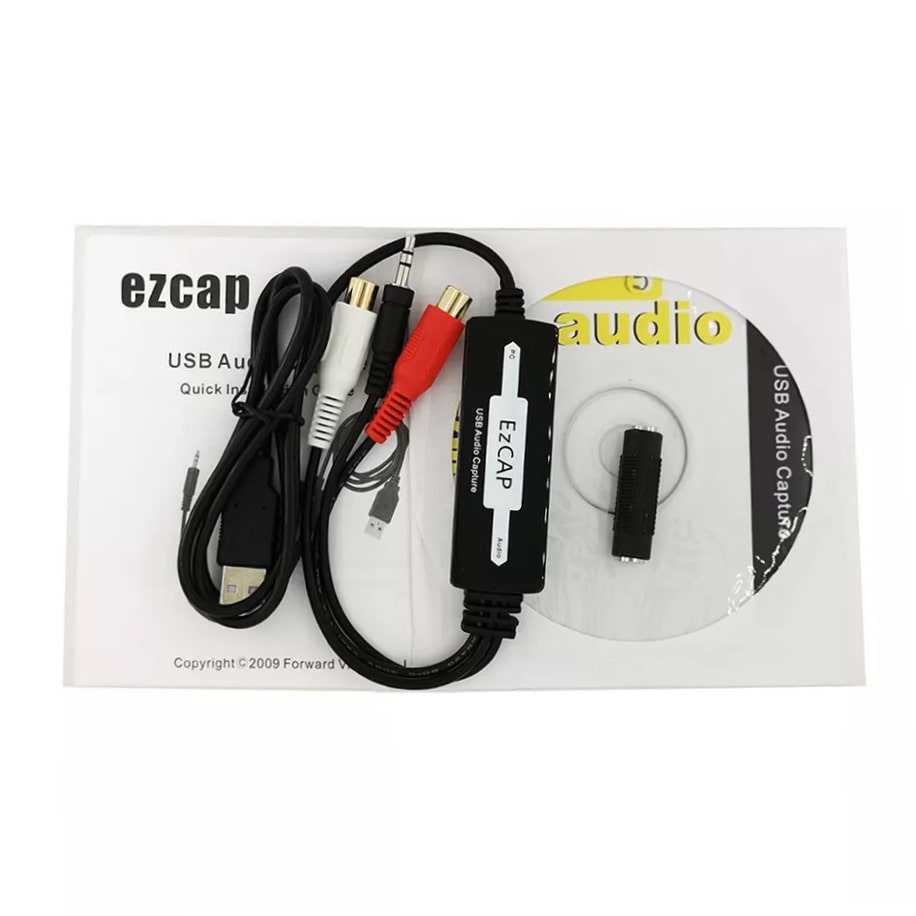 EZCAP USB Audio Capture adapter. Digitaliser dine gamle lydoptagelser. EZCAP USB Audio Capture adapter. Digitaliser dine gamle lydoptagelser. - Billede 7