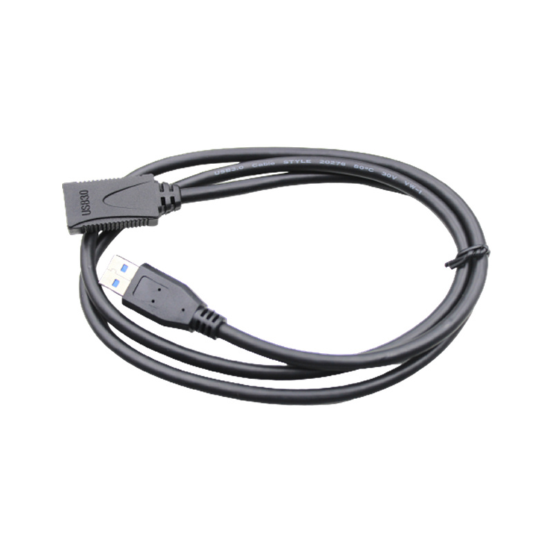 3m USB 3.0 forlængerkabel. USB-A han / USB-A hun. Sort. 3m USB 3.0 forlængerkabel. USB-A han / USB-A hun. Sort. - Billede 5