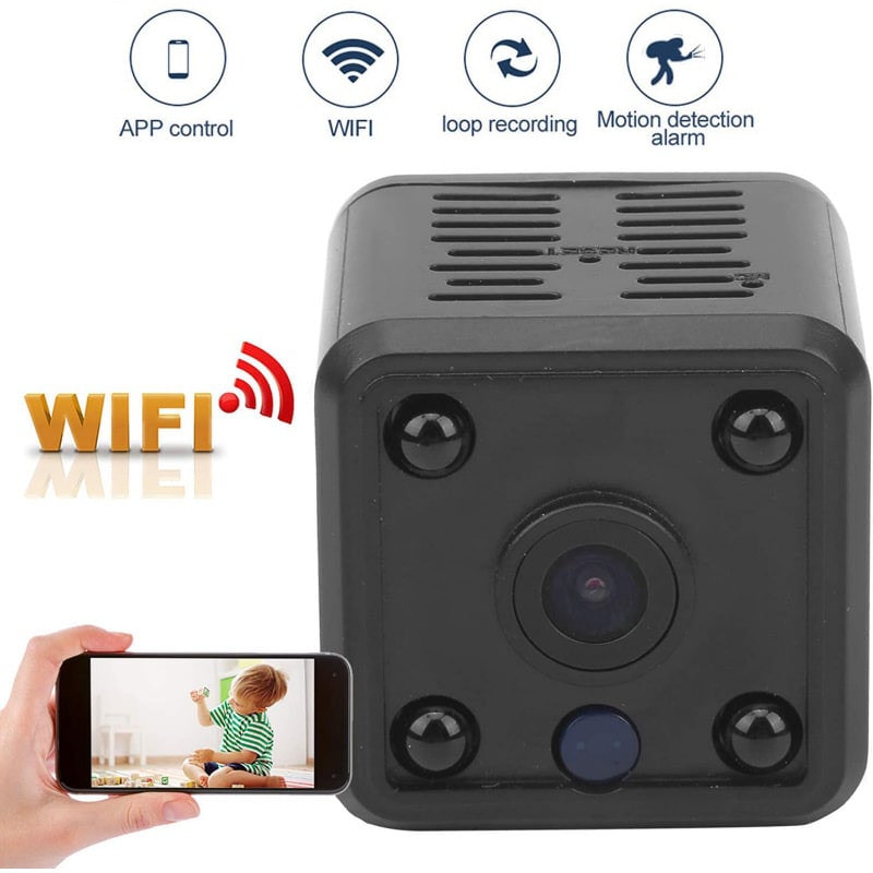 Firkantet WiFi-kamera med IR-nattesyn. X6 Spionkamera til overvågning af hjemmet. Firkantet WiFi-kamera med IR-nattesyn. X6 Spionkamera til overvågning af hjemmet. - Billede 8