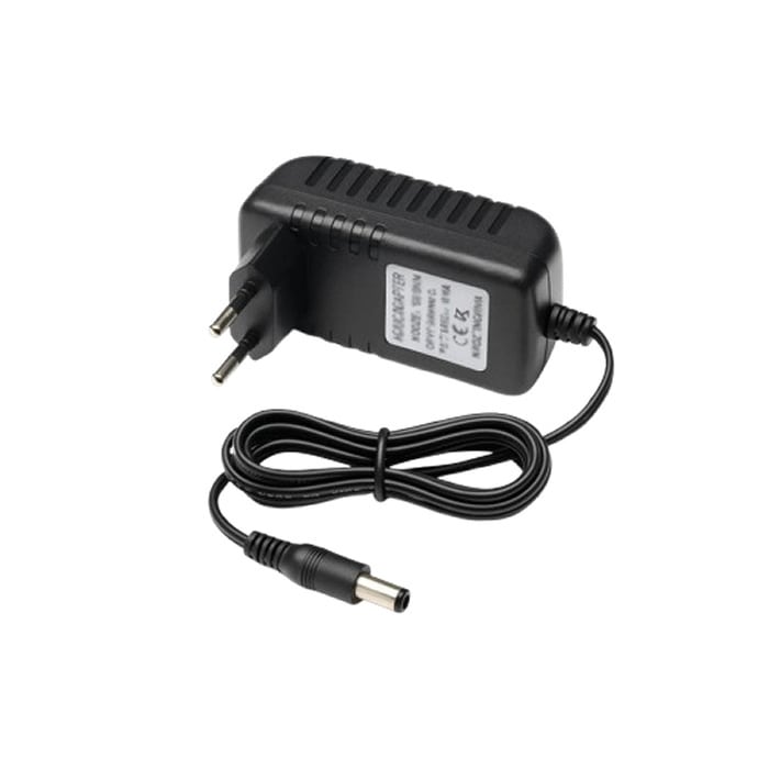 18V 1.65A 30W Oplader med 5.5x2.1 mm stik. Kompatibel med bla Cricut og andre små apparater 18V 1.65A 30W Oplader med 5.5x2.1 mm stik til små apparater