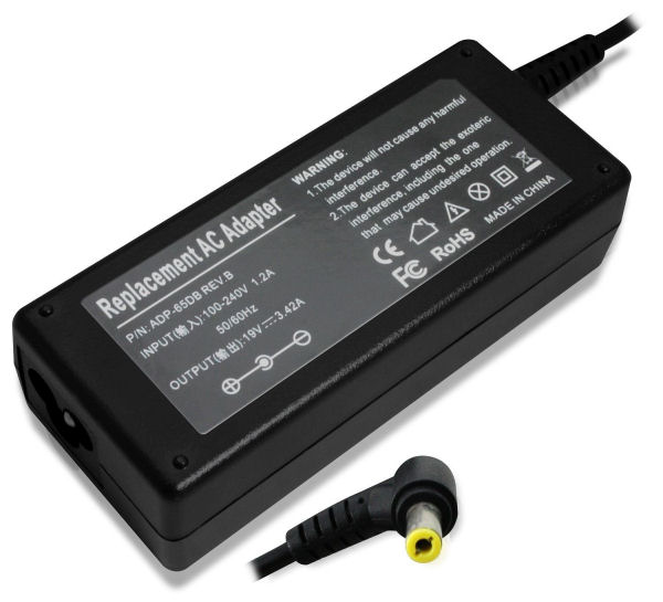 Oplader til Acer. 65W-19V/3.42A (5.5x1.7). Oplader til Acer. 65W-19V/3.42A (5.5x1.7).