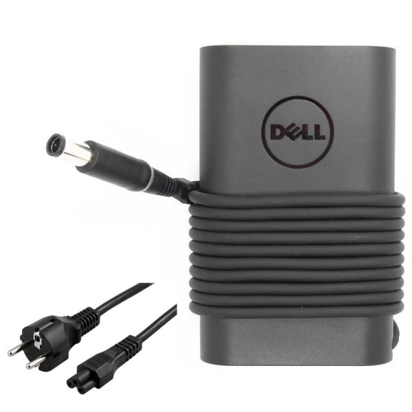 Original Dell oplader. 90W - 19.5V/4.62A (7.4x5.0). Rund model. Mobil, PC og tablet tilbehør