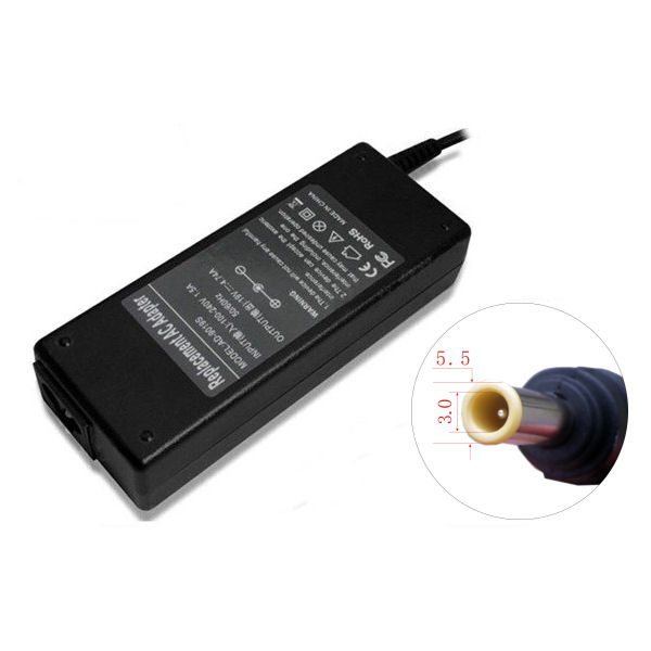Oplader til Samsung. 90W-19V/4.74A (5.5x3.0). Mobil, PC og tablet tilbehør