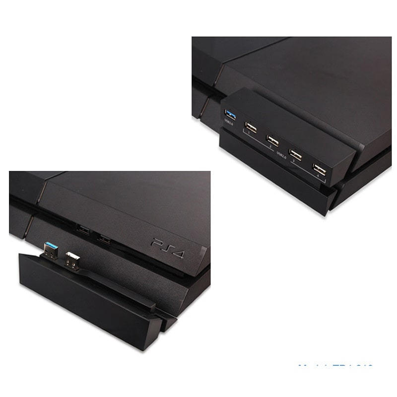 USB Hub Til PS4. DOBE. Udvid til 5 USB porte. USB Hub Til PS4. DOBE. Udvid til 5 USB porte. - Billede 2