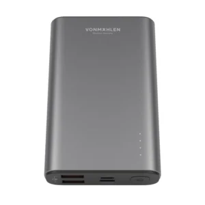 Vonmählen Evergreen Powerbank. Quick Charge 3.0. 10.000 mAh. Dark Gray. Vonmählen Evergreen Powerbank. Quick Charge 3.0. Dark Gray.
