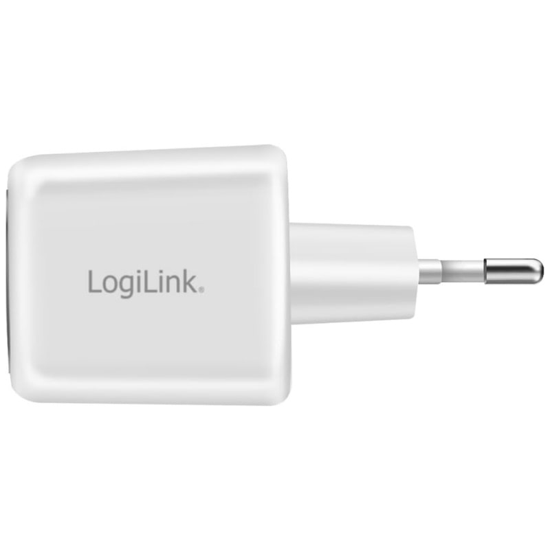LogiLink 20W Hurtig Dual Oplader USB-C & USB-A Adapter – Hvid LogiLink 20W Hurtig Dual Oplader USB-C & USB-A Adapter – Hvid - Billede 3