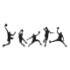 Basket wallsticker. Slam Dunk! 5 forskellige basketball wallstickers. 44x105cm. Basket wallsticker. Slam Dunk! 5 forskellige wallstickers.