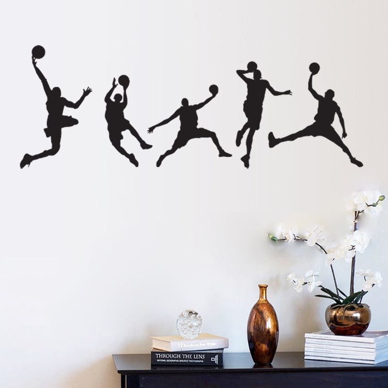 Basket wallsticker. Slam Dunk! 5 forskellige basketball wallstickers. 44x105cm. Basket wallsticker. Slam Dunk! 5 forskellige basketball wallstickers. 44x105cm. - Billede 6