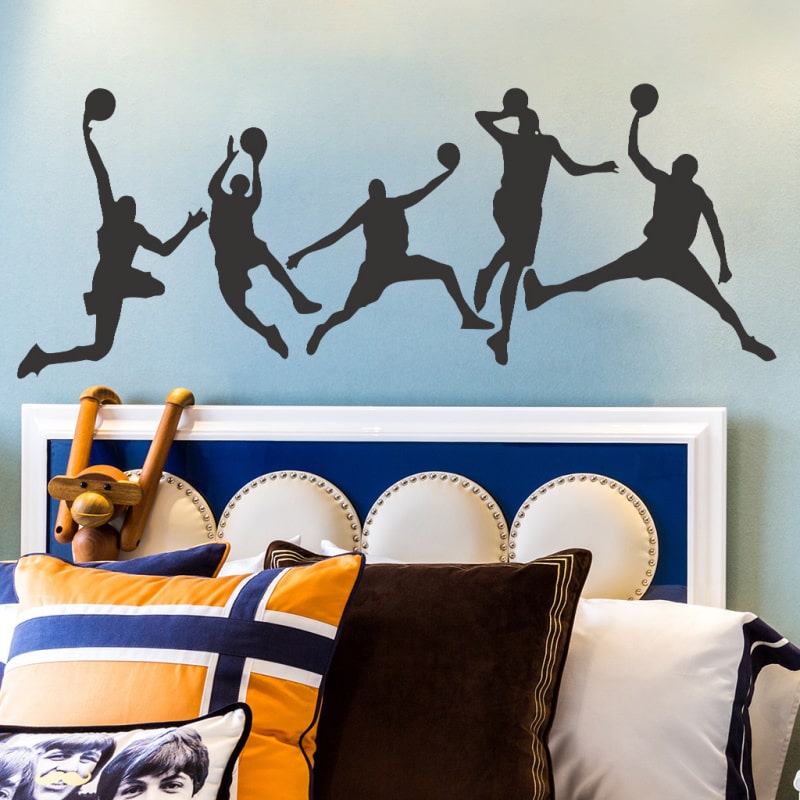 Basket wallsticker. Slam Dunk! 5 forskellige basketball wallstickers. 44x105cm. Basket wallsticker. Slam Dunk! 5 forskellige basketball wallstickers. 44x105cm. - Billede 5