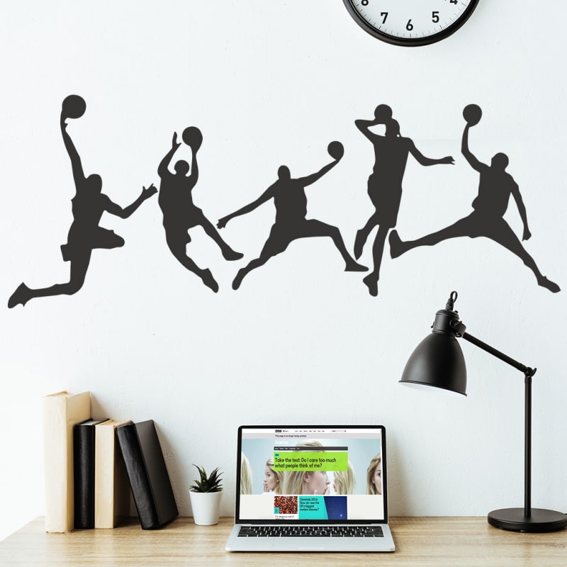 Basket wallsticker. Slam Dunk! 5 forskellige basketball wallstickers. 44x105cm. Basket wallsticker. Slam Dunk! 5 forskellige basketball wallstickers. 44x105cm. - Billede 4