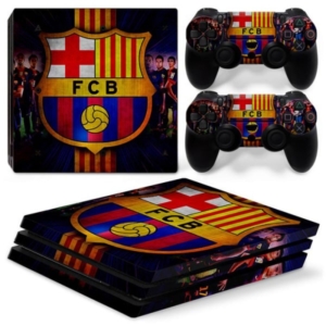 PS4 Pro skin til konsol og to controllere. FC Barcelona. Mobil, PC og tablet tilbehør