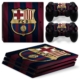 PS4 Pro skin til konsol og to controllere. Barcelona - stribet. Mobil, PC og tablet tilbehør