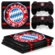 PS4 Pro skin til konsol og to controllere. Bayern Munchen. Sort. Mobil, PC og tablet tilbehør