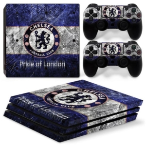 PS4 Pro skin til konsol & to controllere.Chelsea-Pride Of London Mobil, PC og tablet tilbehør
