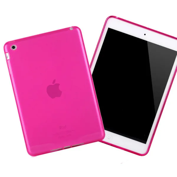 Lyserødt iPad Air 2 & iPad Pro 9,7" cover i hård plastik. Mobil, PC og tablet tilbehør