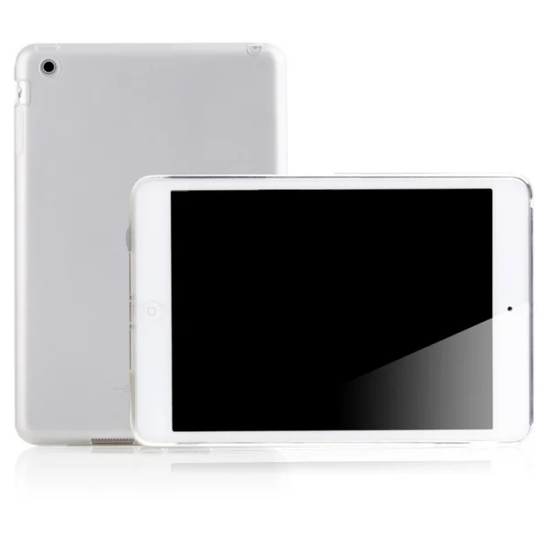Mat hvid iPad 5, Air 2 & iPad Pro 9,7" cover i hård plastik. Mobil, PC og tablet tilbehør