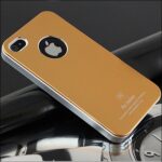 iPhone 4 & 4S Air jacket cover. Gold. Mobil, PC og tablet tilbehør